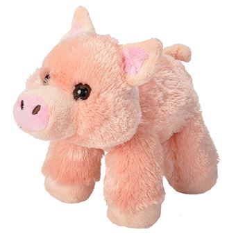 Wild Republic cochon en peluche junior 18 cm en peluche rose - 1