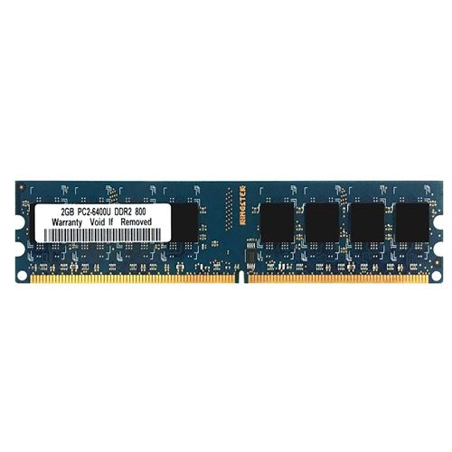 Mémoire RAM 2 Go de RAM DDR2 PC2 6400U 800MHz Compatible avec AMD et Intel