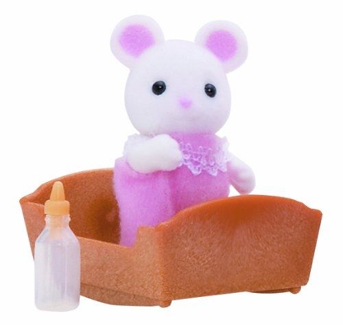 Playset Sylvanian Families Bébé Souris Blanc