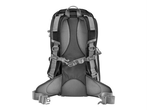 Mantona Elements Outdoor - Sac à dos pour appareil photo numérique avec objectifs/drone - nylon - gris, noir