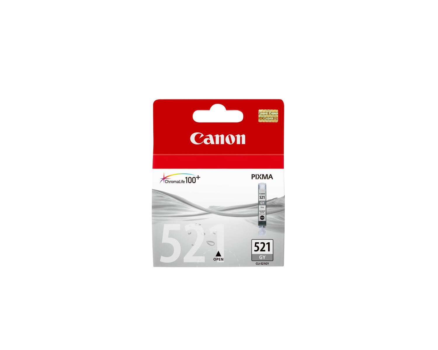 Cartouche D'encre Grise Compatible Canon CLI-521 - Neuf - Alternative économique