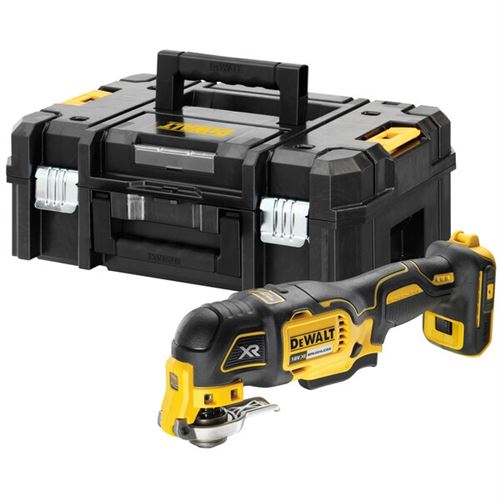 Scie Oscillante 18V Xr Brushless (Sans Batterie Ni Chargeur) + Coffret Tstak Dewalt Dcs356Nt-Xj