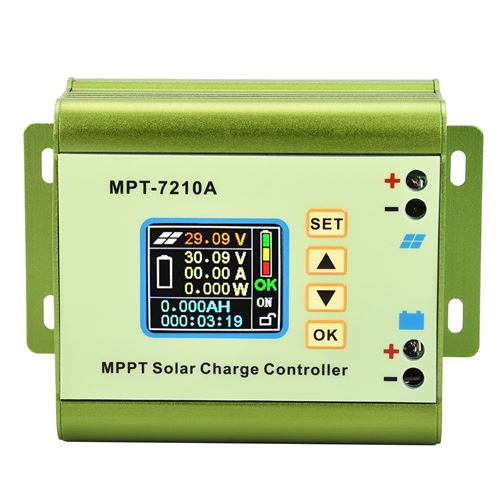 Contrôleur de Charge de Panneau Solaire avec l'Affichage LCD MPT-7210A MPPT