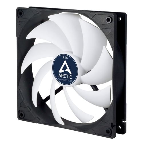 ARCTIC F14 - 140 mm Ventilateur Boîtier Standard - Refroidisseur à Bruit Faible - Refroidissuer Silencieux Standard - Montage Push-Pull