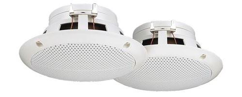 Paire de haut-parleurs encastrables Monacor CRB-230/WS