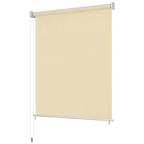 Vidaxl - Store roulant d'ext&eacute;rieur 140 x 230 cm Cr&egrave;me Cream