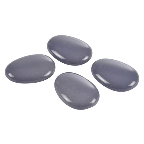 Paris Prix - Galets Décoratifs pierre 4cm Gris