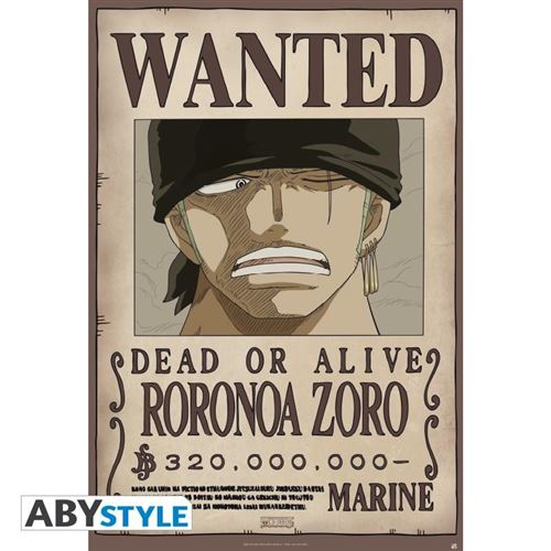 https://static.fnac-static.com/multimedia/Images/91/91/91/9B/10195345-3-1520-1/tsp20210821103643/ONE-PIECE-Poster-Wanted-Zoro-new-91-5x61.jpg