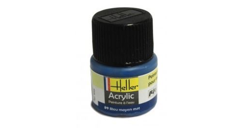 Heller Bleu Peinture Acrylique Moyen Mat 9089 - Image 3