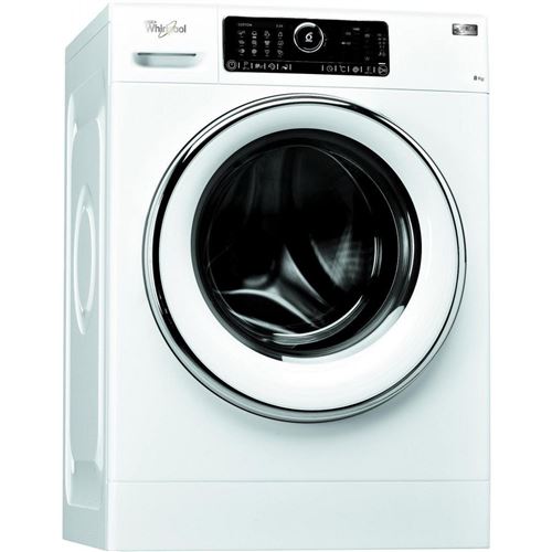 Whirlpool Fscr80421 - Machine À Laver - Largeur : 59.5 Cm - Profondeur : 61 Cm - Hauteur : 85 Cm - Chargement Frontal - 55 Litres - 8 Kg - 1400 Tours/Min