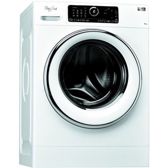 Whirlpool FSCR80421 - Machine à laver - largeur : 59.5 cm - profondeur : 61 cm - hauteur : 85 cm - chargement frontal - 55 litres - 8 kg - 1400 tours/min