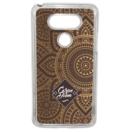 Coque Carpe Diem Modif Orient Fond Marron Compatible Lg G5 Transparent