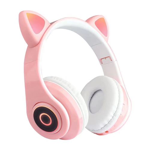 14€02 sur Casque Bluetooth, Sans Fil Over-Ear Led Avec Micro Pour Enfants  Filles Rose W131 - Casque audio - Achat & prix