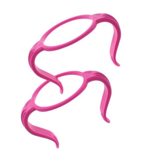 Poignées rose pour biberon
