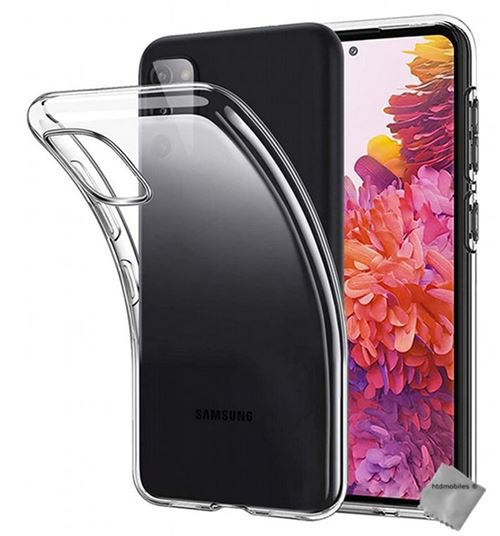 Coque silicone gel fine pour Samsung Galaxy S20 FE 5G (Fan Edition) avec verre trempe - TPU Transparent - htdmobiles