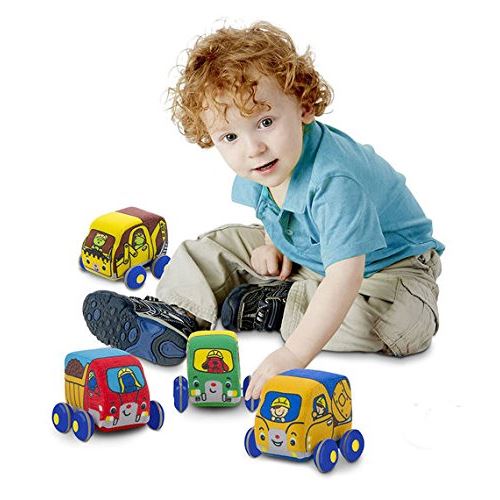 Melissa & Doug Infant - Véhicules de chantier à tirer