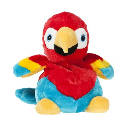 BOUILLOTTE PELUCHE PERROQUET MADE IN France