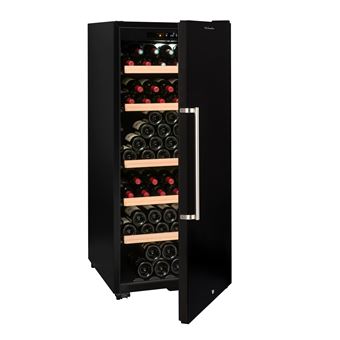 La Sommelière CTP177A - Cave à vin - largeur : 59.5 cm - profondeur : 67.5 cm - hauteur : 135.5 cm - classe G - noir - 1