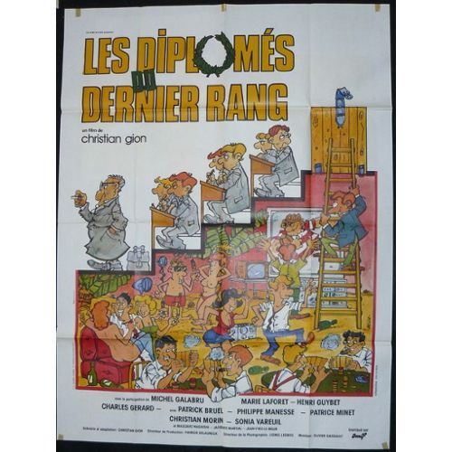 Les Diplomés du Dernier Rang AFFICHE CINEMA ORIGINALE