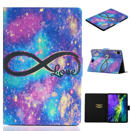 Etui en PU + TPU impression de motifs avec porte-cartes amour pour votre Apple iPad Pro 11 pouces (2020)/(2018)