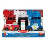 Melissa Doug garage Lock Roll 7 pieces Accessoire poupee Achat prix fnac