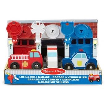 Melissa Doug garage Lock Roll 7 pieces