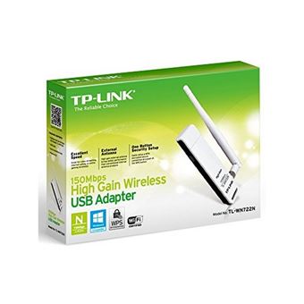 TP-Link TL-WN722N - Adaptateur réseau - USB 2.0 - 802.11b/g/n