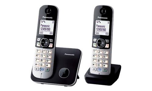 Panasonic KX-TG6812 - téléphone sans fil avec ID d'appelant + combiné supplémentaire