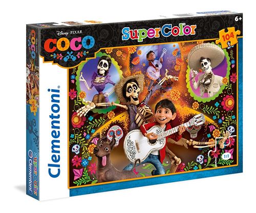 Clementoni Supercolor Puzzle - Coco - 104 Pièces - Disney, 27096, Multi-Colour