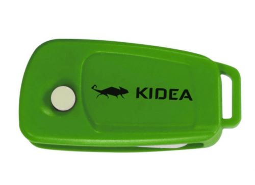 Kidea gomme à effacer dans support vert 6,5 cm