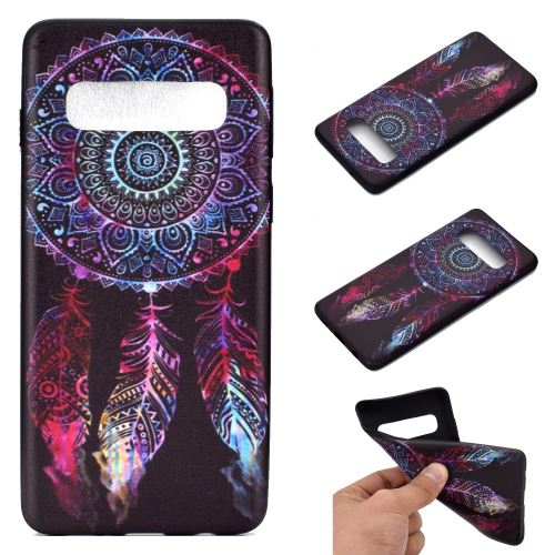Coque en TPU logiciel d'impression de patrons attrapeur de rêves pour votre Samsung Galaxy S10