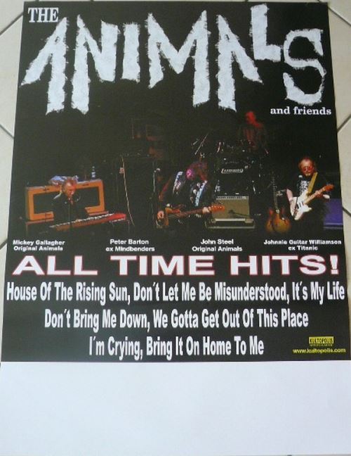 The Animals - 70x100 cm - AFFICHE / POSTER