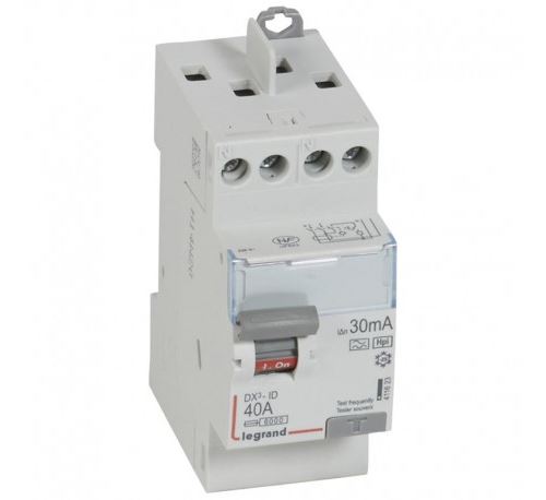Legrand Interrupteur Différentiel - 40A - 30Ma - Type F - 230V - Vis/Vis