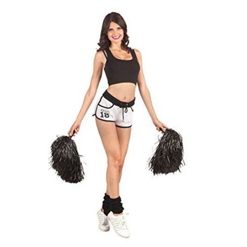 pompon noir cheerleader supporter