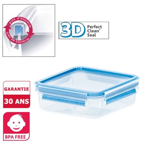 Emsa Translucide Boîte Alimentaire Hermétique 0.85L 508536