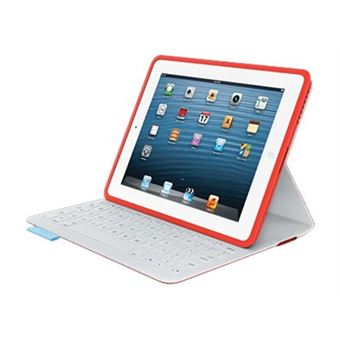 Logitech Etui Clavier FabricSkin pour iPad & iPad Retina - Mars Red Orange - 1