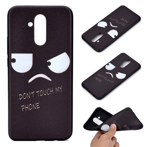 Coque en TPU impression de motifs deux grands yeux pour votre Huawei Mate 20 Lite