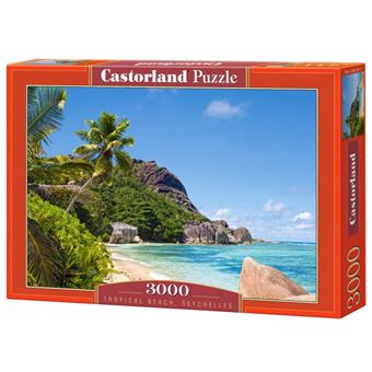 Get Wallpaper Puzzle 3000 Pieces Plage Tropicale Seychelles Castorland For iPhone