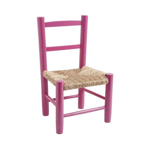 Aubry Gaspard - Petite chaise bois pour enfant framboise