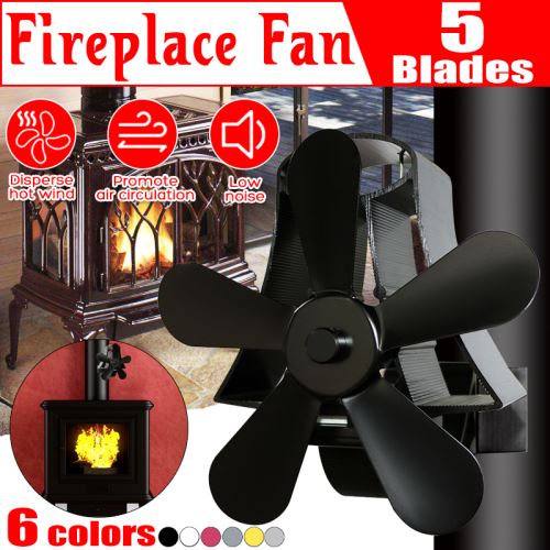 Ventilateur De Poêle Cheminée De Chauffage 5 Lames AGNET
