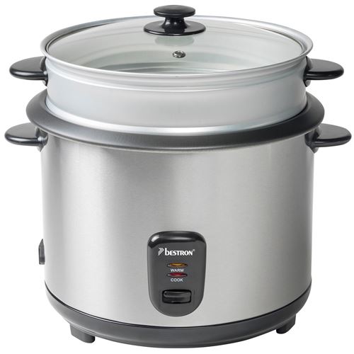 Bestron Kitchen Heroes ARC280 - Rijstkoker/stomer - 2.8 liter - 1000 W - roestvrij staal