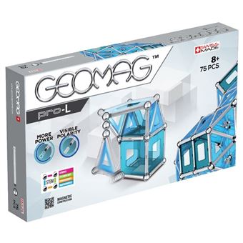 Geomag bleu Pro-L / argent 75 pcs - 1