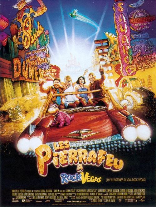 Les Pierrafeu à RockVegas AFFICHE CINEMA ORIGINALE
