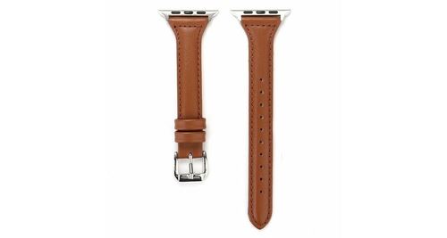 GENERIQUE - Bracelet de montre pour Apple Watch Series 5 - Cuir et Métal - 44mm - Image 2