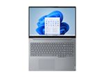 Lenovo ThinkBook 16 G8 IAL 21SK - Conception de charnière à 180 degrés - Intel Core Ultra 7 - 255H / jusqu'à 5.1 GHz - Win 11 Pro - Arc 140T - 16 Go RAM - 512 Go SSD NVMe - 16" IPS 1920 x 1200 - Gigabit Ethernet - Wi-Fi 6E, Bluetooth - gris arctique -