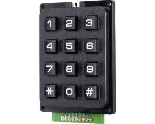 TRU COMPONENTS Clavier à touche Matrice de clavier 3 x 4