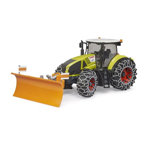bruder Landwirtschafts Modell Claas Axion 950 mit Schneeketten und Räumschild Landwirtschafts Modell (03018)