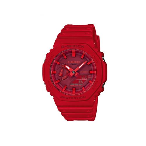 G-SHOCK GA-2100-4AER - Montre-bracelet - quartz - analogique + digital - résine renforcée au carbone
