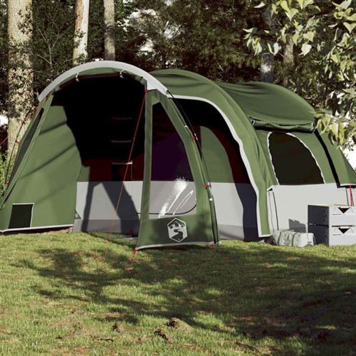 vidaXL Tente familiale 6 personnes vert imperméable94731