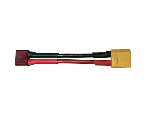 Câble adaptateur pour batterie Modelcraft 67177 [1x T-femelle - 1x XT60 mâle] 6.50 cm 2.50 mm²